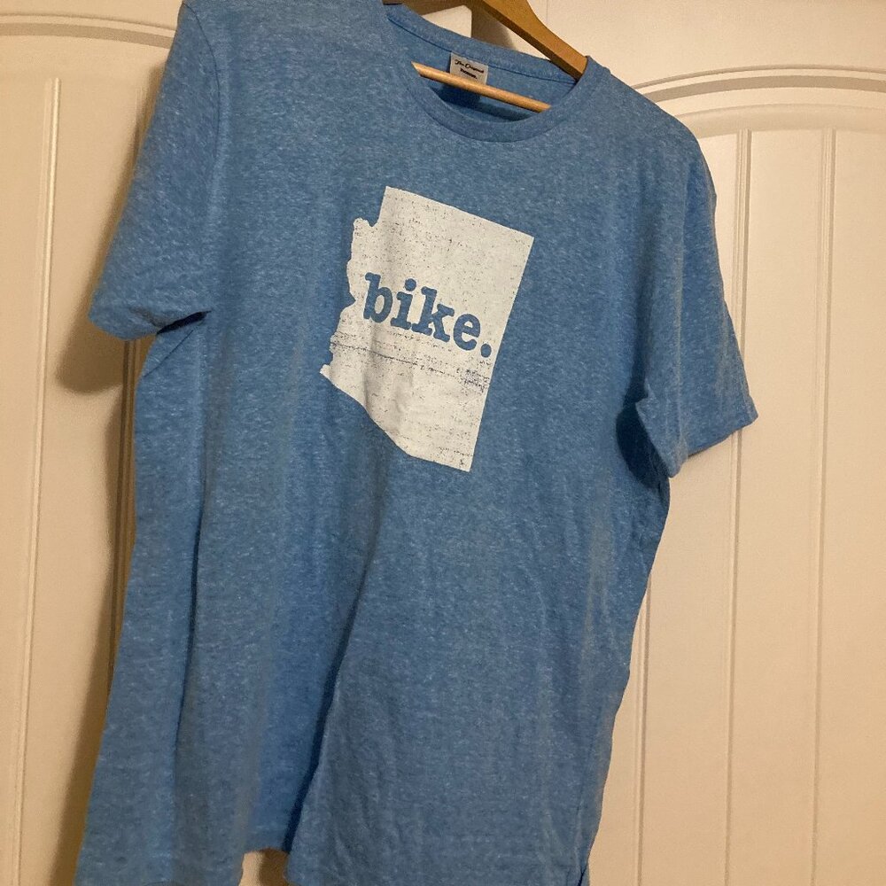 Bike Arizona Graphic T Shirt Light Blue The Original Home Brand Adult XL Solid